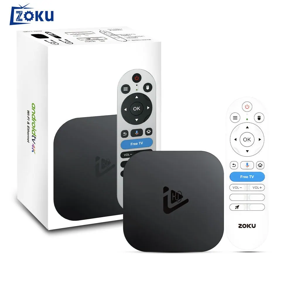 ZOKU 8K Android TV Box Allwinner H313 Smart Media Player