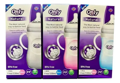 Only Baby Natural Bottle (330ml)(Each) - Girl