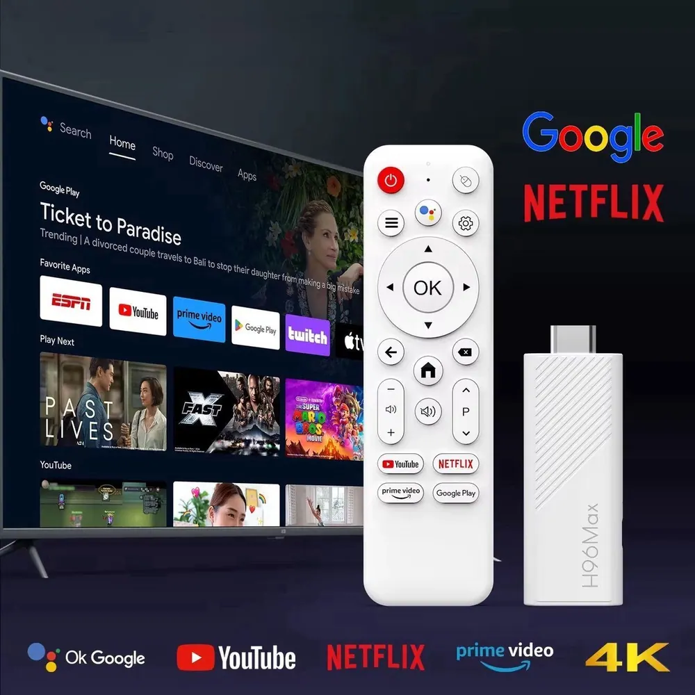 4K Android TV Stick with Voice Remote