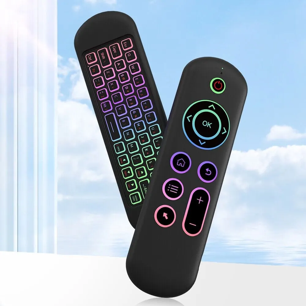Air Mouse Remote with Mini Keyboard 6-Axis Gyro Sensor