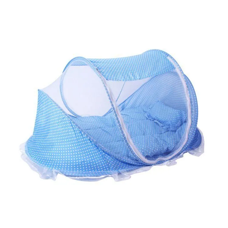 Foldable Baby Mosquito Net Tent - Pink