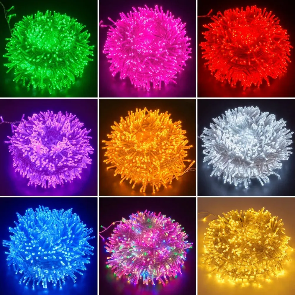 LED Fairy Light String (100 Bulbs)(9m Length)