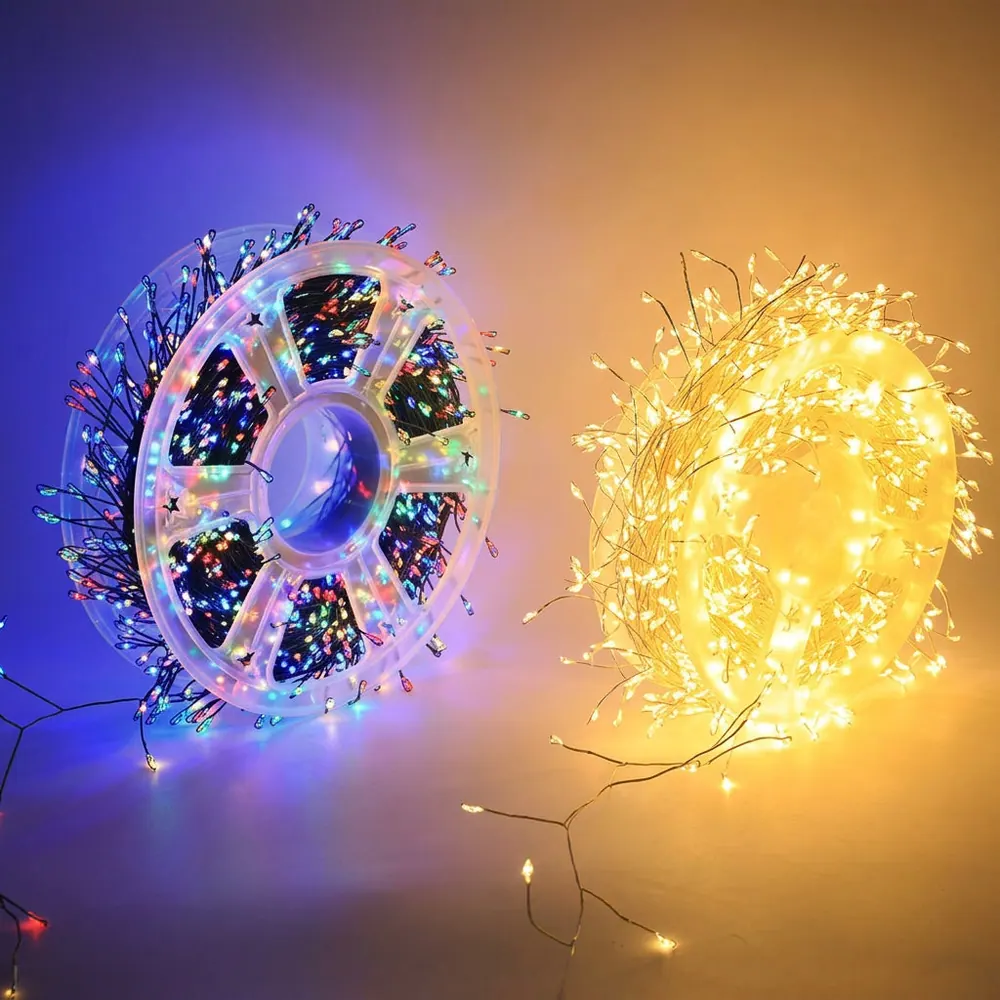 100M LED Fairy String Lights - 2500 Micro Bulbs Copper Wire