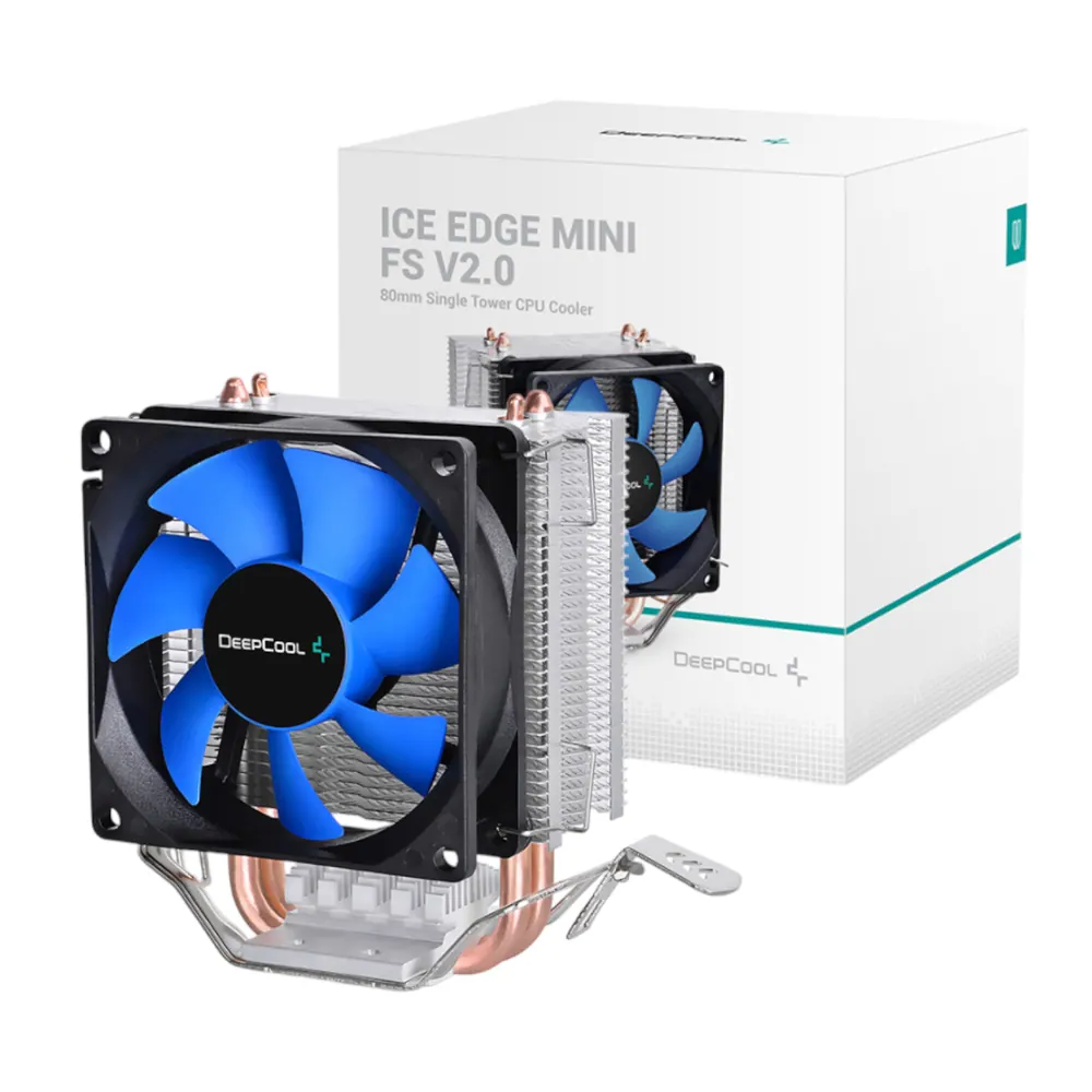DeepCool Ice Edge Mini FS V2.0 80mm CPU Air Cooler – Blue