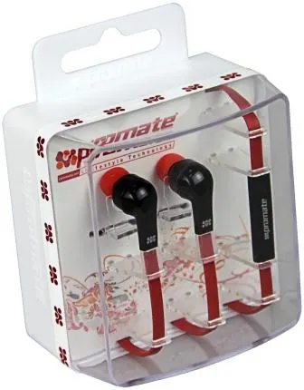 Promate Red Aurus Universal Handsfree Stereo earphone