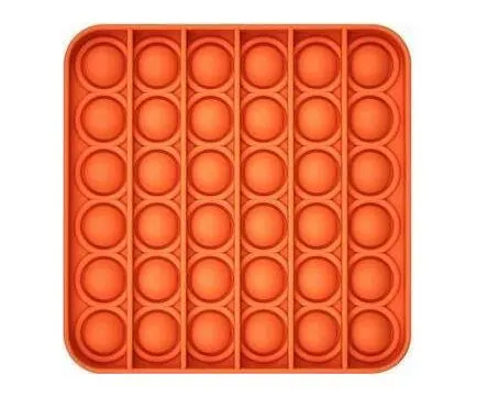 Sceedo Pop It Bubble Square Fidgt Orange Multi No Packaging