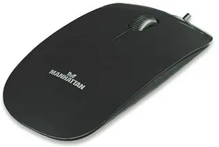 Manhattan Black 1000 dpi Silhouette Optical Mouse