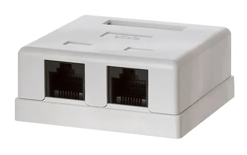 Netix RJ45 Double Surface Mount Box