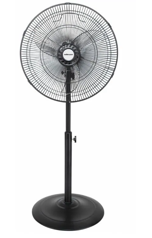 Mellerware 40cm Black Pedestal Steel Fan