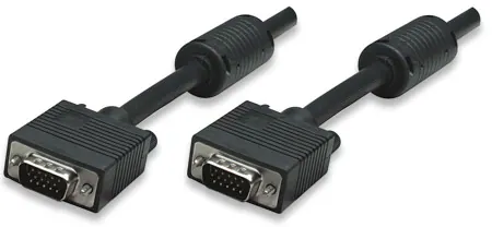 Manhattan Black 7.5m SVGA Monitor Cable