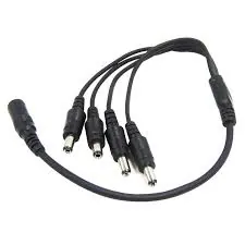 KGuard 4 way power splitter cable , Retail box, No Warranty