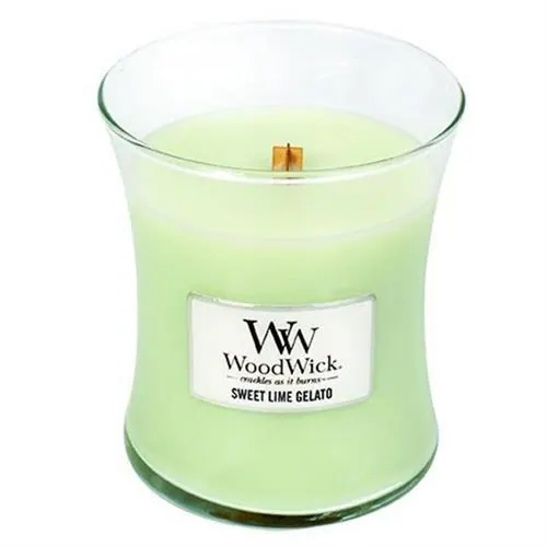 Woodwick Sweet Lime Gelato Medium Jar