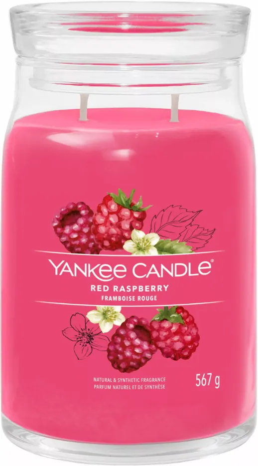 Yankee Red Raspberry Signature Large Jar Candle