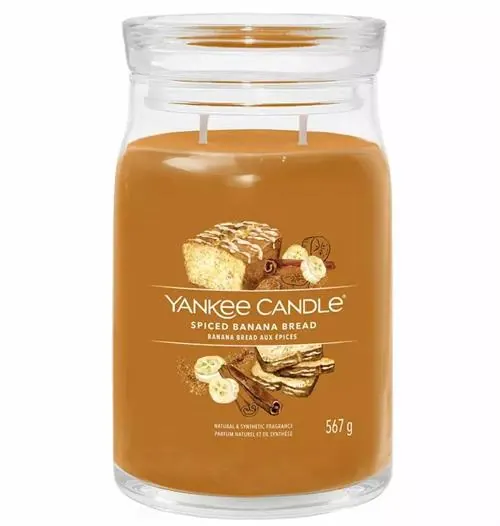 Yankee Candle Spiced Banana Bread Large Jar