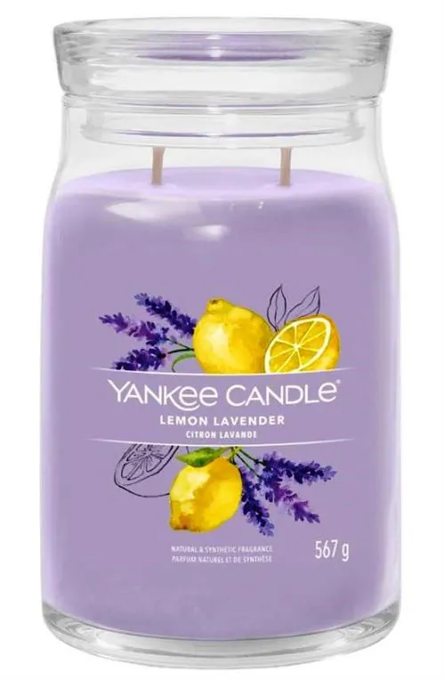 Yankee Candle Lemon Lavender Large Candle Jar