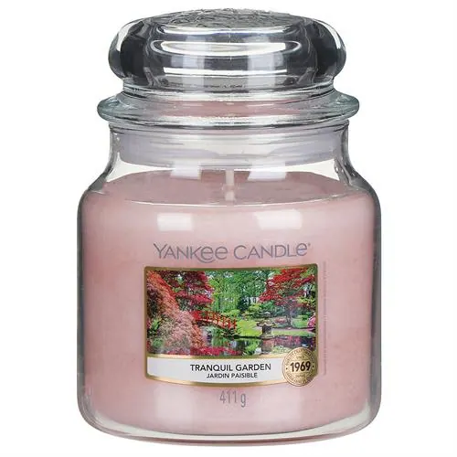 Yankee Candle Tranquil Garden Medium Jar Retail Box No