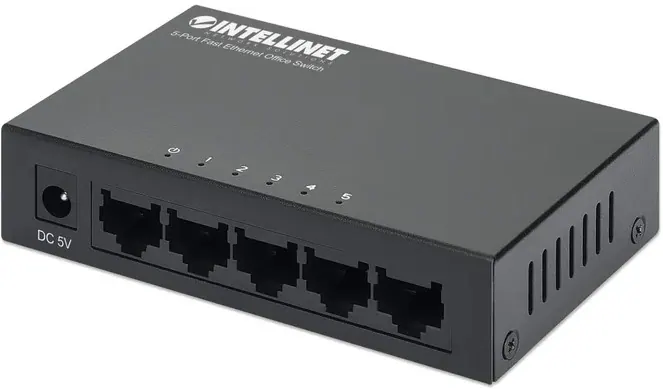 Intellinet 5 Port Fast Ethernet Office Switch