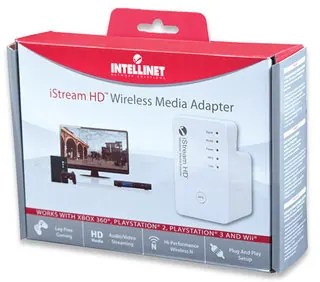 Intellinet Wireless 300N iStream HD Media Adapter