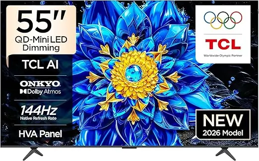 TCL P8L 55 Inch 4K UHD Mini LED Google TV