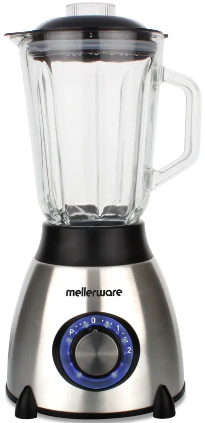 Mellerware 1.5L 550W Stainless Steel With Coffee Mill Jug Blender