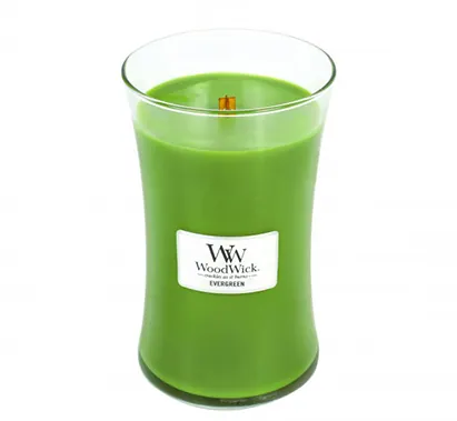 Woodwick Evergreen Large Candle Jar