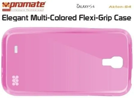 Promate Pink Akton S4-Elegant FlexiGrip Case