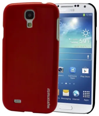 Promate Red Figaro S4 Shiny Custom Fit Shell Case