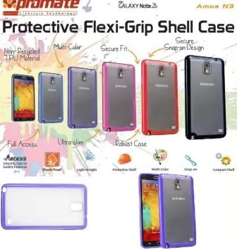 Promate Purple Amos N3 Protective flexi-grip