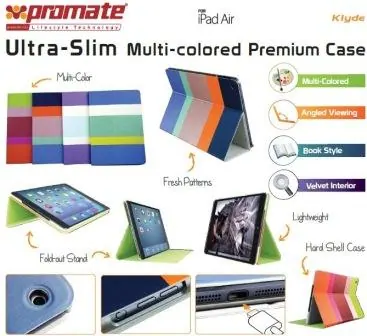Promate Pink Klyde Ultra Slim Multicolored Premium Case