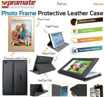 Promate Memo Photo Frame Protective Leather Case for IPad