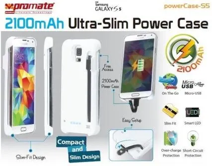 Promate Powercase S5 2100mAh Ultra-Slim