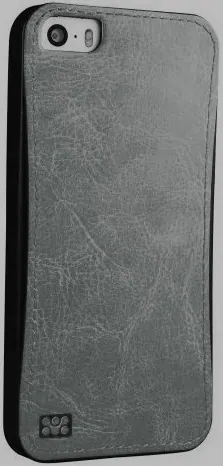 Promate Black Lanko i6 Leather Flexible Snap on Case