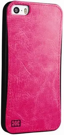 Promate Pink Lanko i6 Leather Flexible SnapOn Case