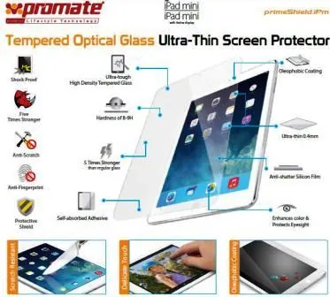 Promate primeShield.iPm-Ultra-Thin Tempered Optical Glass