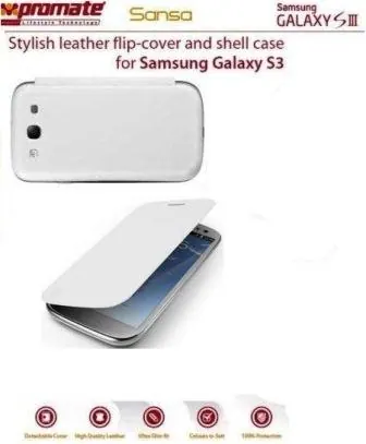 Promate Sansa Samsung Galaxy S3 Stylish leather flip
