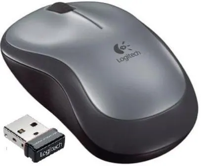Logitech M185 Compact Wireless Mouse - Black