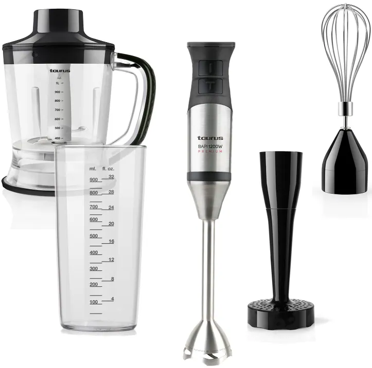 Taurus 20 Speed Stainless Steel 1200W Stick Blender