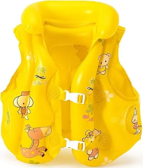 Casey Kids Small Inflatable Swimming Vest Yellow