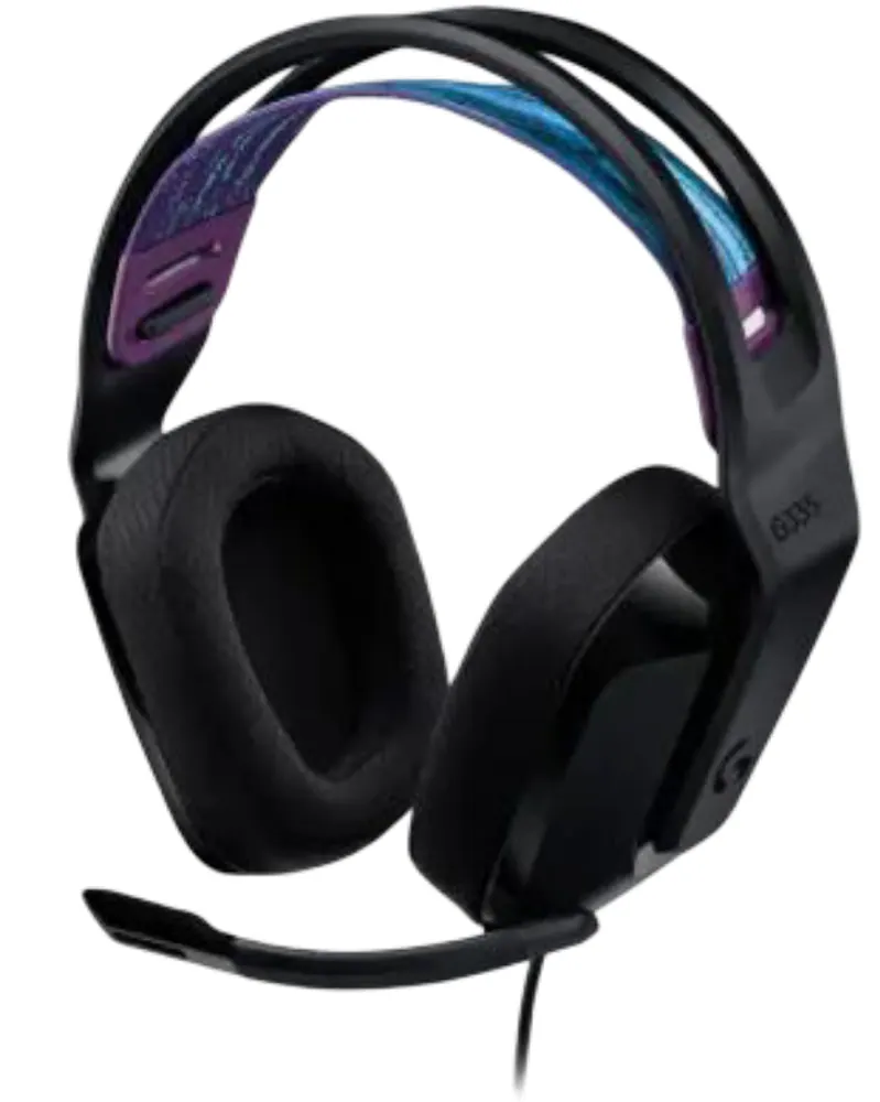 Logitech 3.5mm G335 Wired Gaming Headset - Black