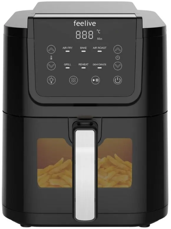 Feelive 5 Litre Stylish Design Air Fryer