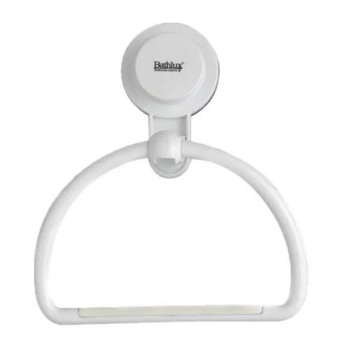 Bathlux Single Towel Rack with Suction Cup