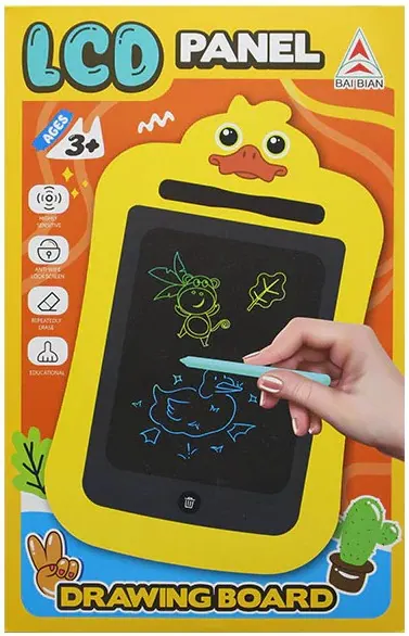 Brainware LCD Panel Drawing Board Orange