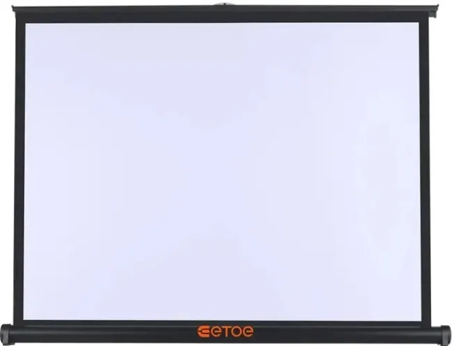 ETOE 50 Inch Manual Pull Up Projector Screen