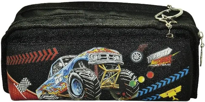 Brainware Racing Team Car Black Pencil Case