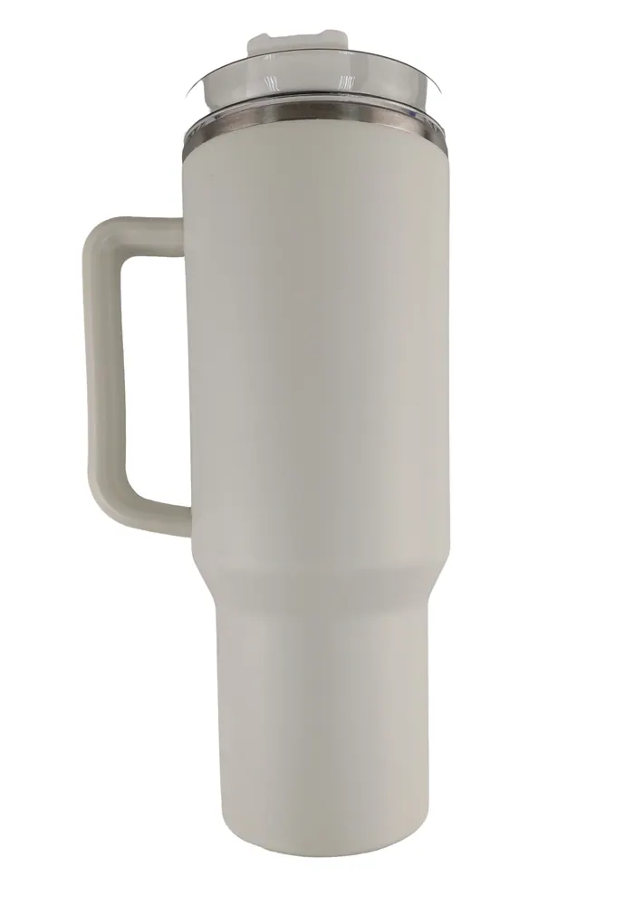 Casey Copo Termico Stainless Steel White 500ml Mug With Lid