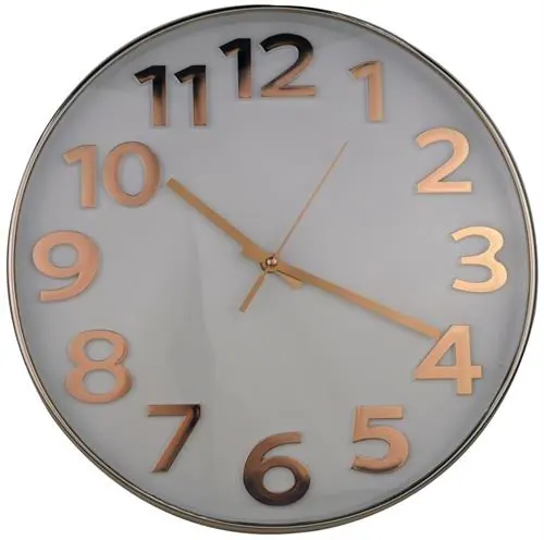 Casey Wall Clock Rose Gold