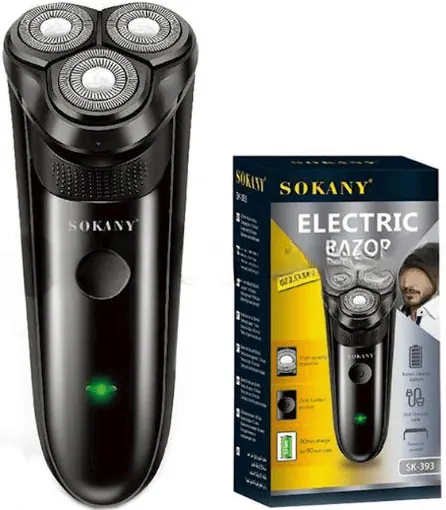 Sokany 3 Head Electric Razer With Trimmer