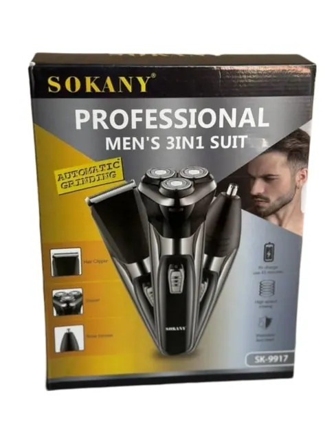 Sokany Pro Mens 3 In 1 Multi Shaver