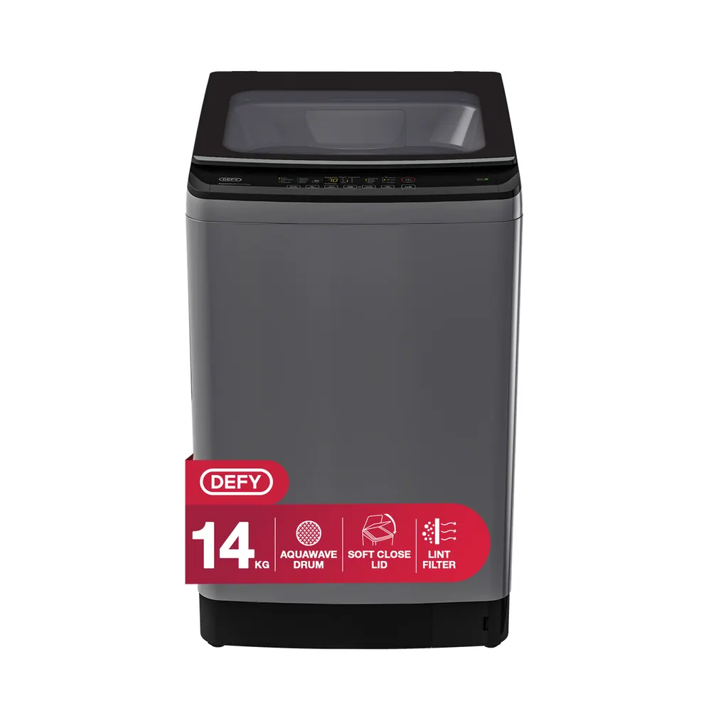 DEFY TOP LOADER 14KG MANHATTAN GREY