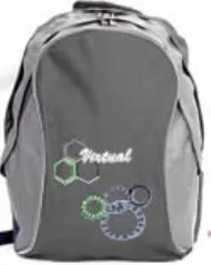 Macaroni Black and Grey Ateneo Student Backpack